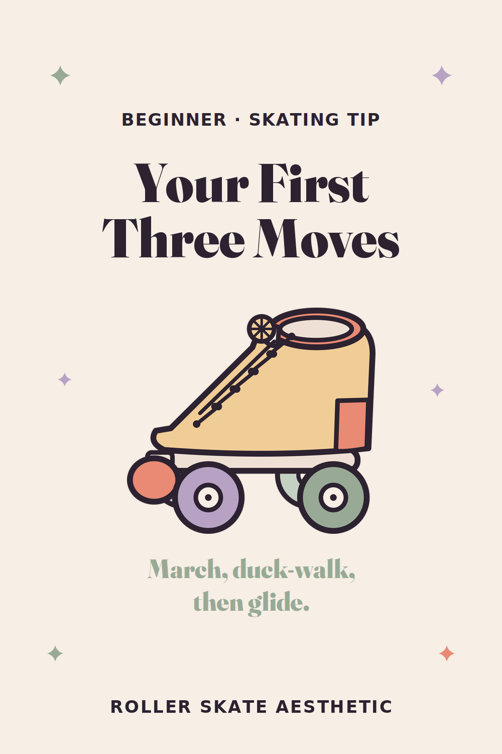 Your first three roller skating moves